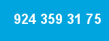 924 359 31 75 924 359 31 75